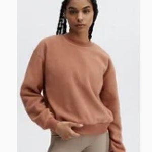 Fabletics Fleece crewneck sweatshirt (L)